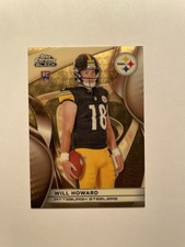 Marketplace image: 2025 Topps Chrome Black - Will Howard #142 - ROOKIE (RC) - SUPERFRACTOR 1/1