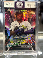 Marketplace image: 2024 Topps Chrome Junior Caminero Future Stars FSLE-5 Rookie Auto Rays 1/1 🚀🚀