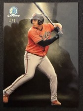 Marketplace image: 2024 Bowman Chrome Samuel Basallo Spotlights #BS-14 Case Hit Superfractor 1/1