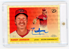 Marketplace image: 2025 Topps Chrome Platinum - Randy Johnson #CPA-RJ Superfractor Auto 1/1