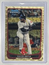 Current marketplace image for 2012 Bowman Chrome #126 David Ortiz Superfractor 1/1