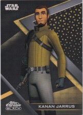 Marketplace image: 2022 Topps Star Wars Chrome Black SUPERFRACTOR Parallel Card 65 Kanan Jarrus 1/1