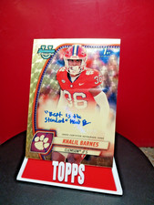 Marketplace image: 2024 Topps Bowman U Chrome 1st Khalil Barnes Auto Superfractor 1 /1🔥THREE KINGS