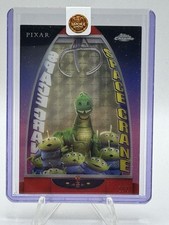 Marketplace image: 2025 Topps Chrome Pixar Toy Story Space Crane TC-3 Rex/Alien SuperFractor 1/1