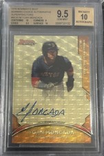 Marketplace image: 2016 Yoan Moncada Bowmans Best Bowman Choice Superfractor OC Auto 1/1 BGS 9.5/10