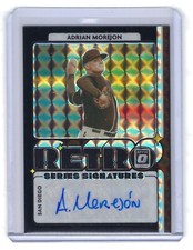Marketplace image: 2021 Panini OPTIC Adrian Morejon 1/1 Rookie Auto SUPERFRACTOR PADRES +RC lot