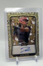 Marketplace image: James Wood 2024 Leaf Holiday Santa Super Prismatic Gold Superfractor Auto 1 of 1