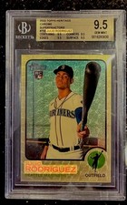 Marketplace image: BGS 9.5 Julio Rodriguez 2022 Topps Heritage Chrome Superfractor RC #d 1/1