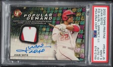 Marketplace image: 2022 Topps Pristine Popular Demand Autograph Relics Juan Soto Superfractor 1/...