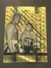 Marketplace image: 2010 Leaf Metal Muhammad Ali SUPERFRACTOR PROOF #49 w/crease