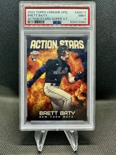Marketplace image: Brett Baty RC 2023 Topps Chrome Update Action Stars Superfractor 1/1 PSA 9