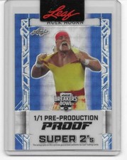 Marketplace image: HULK HOGAN Leaf Breakers Bowl SUPER 2'S WWE Masterpiece SUPERFRACTOR Proof 1/1