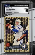 Marketplace image: LOOKING FOR 2011 Topps Chrome Peyton Manning Superfractor 1/1 Colts LOOKING READ