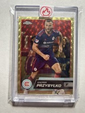 Marketplace image: 2023 Topps Chrome MLS 20 Kacper Pryzbylko SuperFractor 1/1