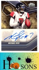 Marketplace image: 2023 Topps Chrome Black Michael Vick Superfractor On Card Auto 1/1