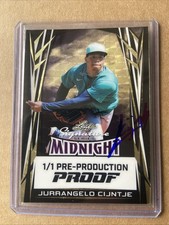 Marketplace image: Signed 2025 Leaf Signature Series Superfractor Midnight Jurrangelo Cijntje 1/1