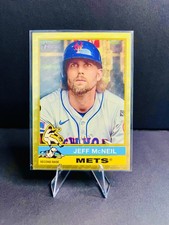 Marketplace image: 2025 Topps Heritage High # Jeff McNeil SUPERFRACTOR 1/1 — Mets SSP