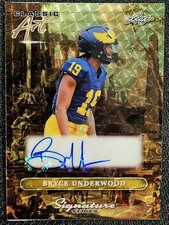 Marketplace image: Bryce Underwood 2025 Leaf Classic Art Superfractor 1/1 Auto Michigan Wolverines