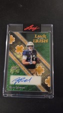 Marketplace image: 2026 Leaf Metal Luck Of The Irish Riley Leonard Auto 1/1 Green Gold Superfractor