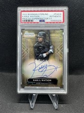 Marketplace image: Kahlil Watson 2022 Bowman Sterling Superfractor Auto 1/1 PSA Authentic