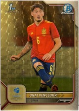 Marketplace image: Unai Winner 1/1 Superfractor Topps Chrome Bowman UEFA Euro U21 2023