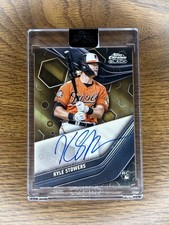 Marketplace image: KYLE STOWERS 2023 Topps Chrome Black Superfractor Rookie Auto 1/1 Orioles