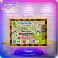 Marketplace image: Garbage Pail Kids GPK Green Day Standing Room Only SR-5 SUPERFRACTOR 1/1