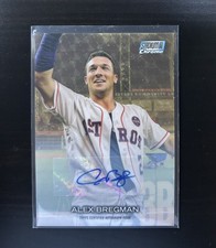 Marketplace image: 2018 Topps Stadium Club Chrome Alex Bregman Superfractor Auto 1/1