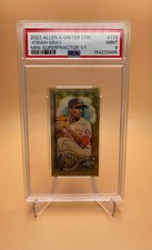 Marketplace image: 🔥1/1🔥 JOSIAH GRAY MINI-SUPERFRACTOR PSA 9 - 2022 ALLEN & GINTER CHROME (RC)