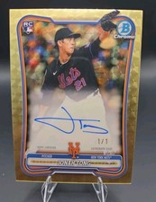 Marketplace image: 2026 Bowman Jonah Tong Rookie Superfractor RC Badge Auto 1/1
