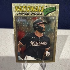 Marketplace image: 2026 Topps Heritage - James Wood #295 Superfractor 1/1 Washington Nationals