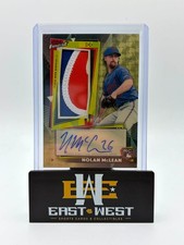 Marketplace image: 2026 Topps Finest Nolan Mclean RC Rookie Patch Auto RPA - Superfractor 1/1