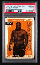 Marketplace image: 2024 Topps Chrome UFC - Representing Daniel Cormier 1/1 SUPERFRACTOR #REP-15