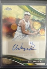 Marketplace image: 2025 Topps Chrome - Autographs Caroline Wozniacki 1/1 Superfractor